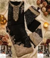 Kt 338 Black And White By Shree Viscose Maslin Pakistani Salwar Suits